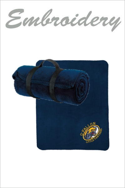 Port Authority BP10 Value Fleeve Blanket w Strap with Embroidery