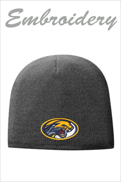 Port & Co CP91L Fleece Lined Beanie Cap with Embroidery