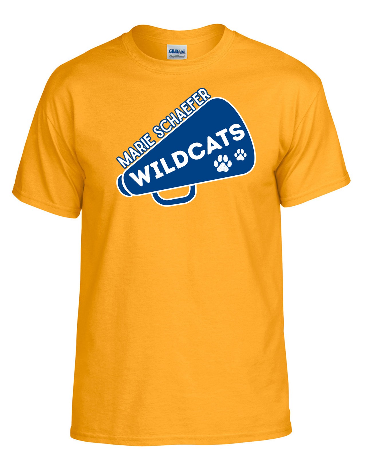 01a Gildan G800 ADULT Dry Blend 50/50 Short Sleeve Shirt with Front Print