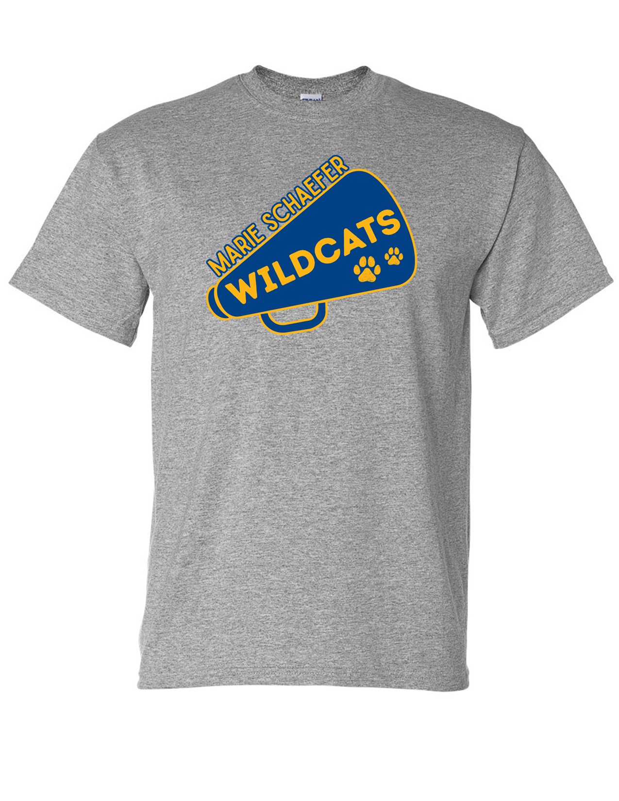 02a Gildan G800B Youth Dryblend 50/50 Short Sleeve Shirt with Front Print