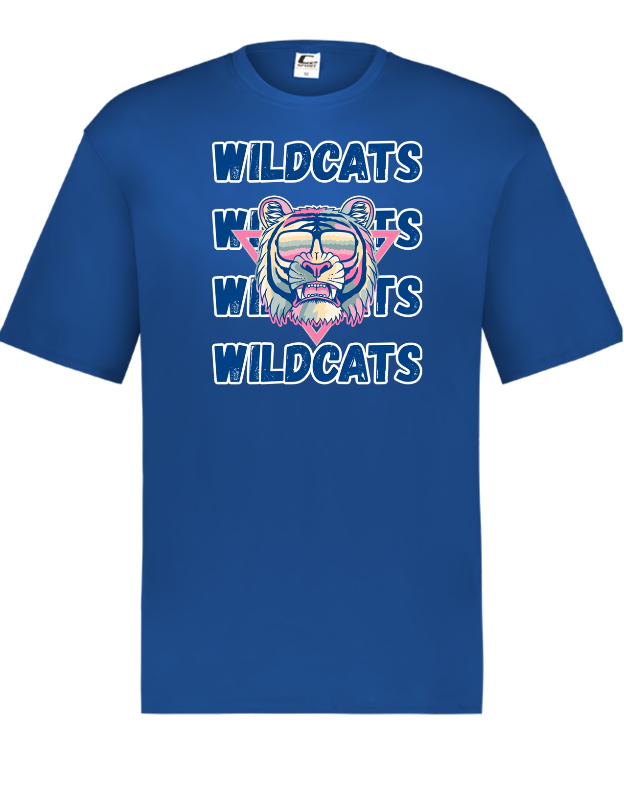 17b Badger 5200 Youth 100% Poly Wicking Performance Short Sleeve with Front Print