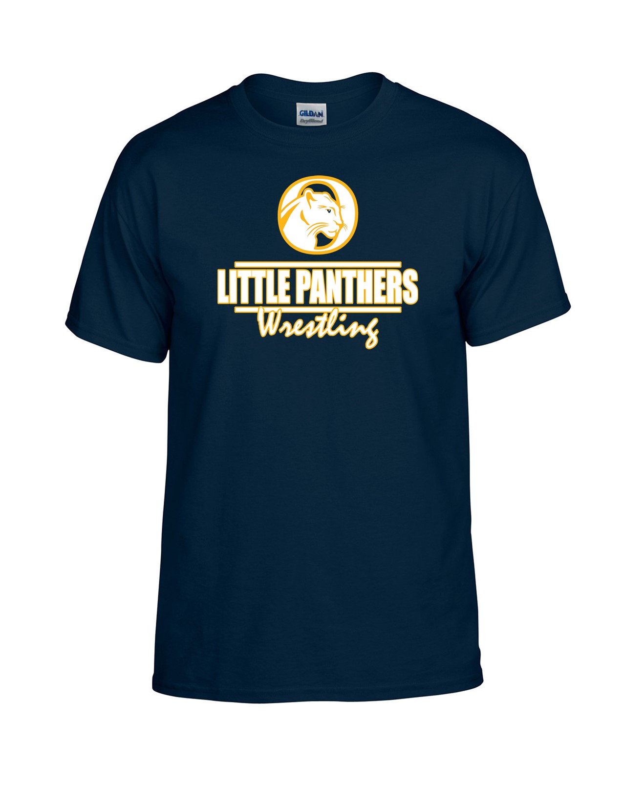 04d Gildan G6400B Youth Softstyle T-Shirt  100 % RINGSPUN COTTON Shirt with Wrestling Front Print