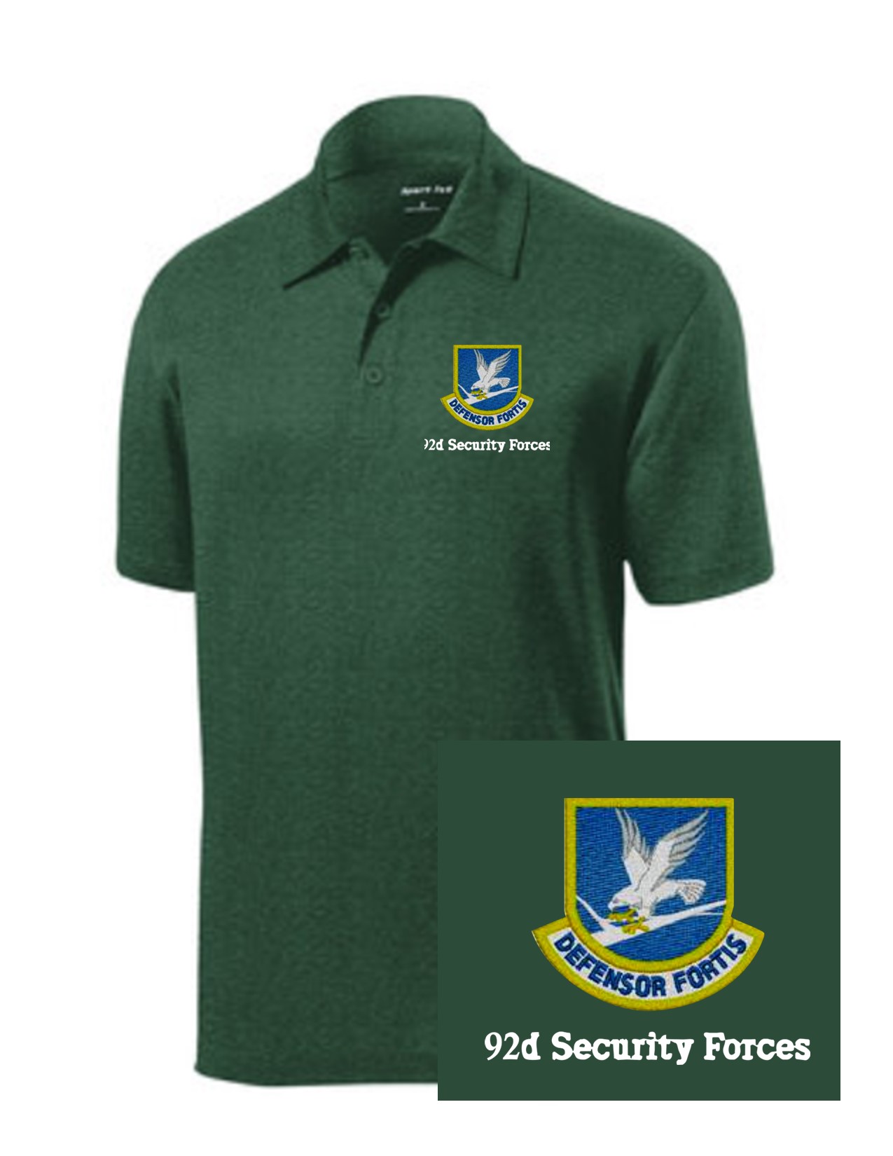 05 Sport-Tek ST660 Heather Contender Polo with Left Chest Embroidery