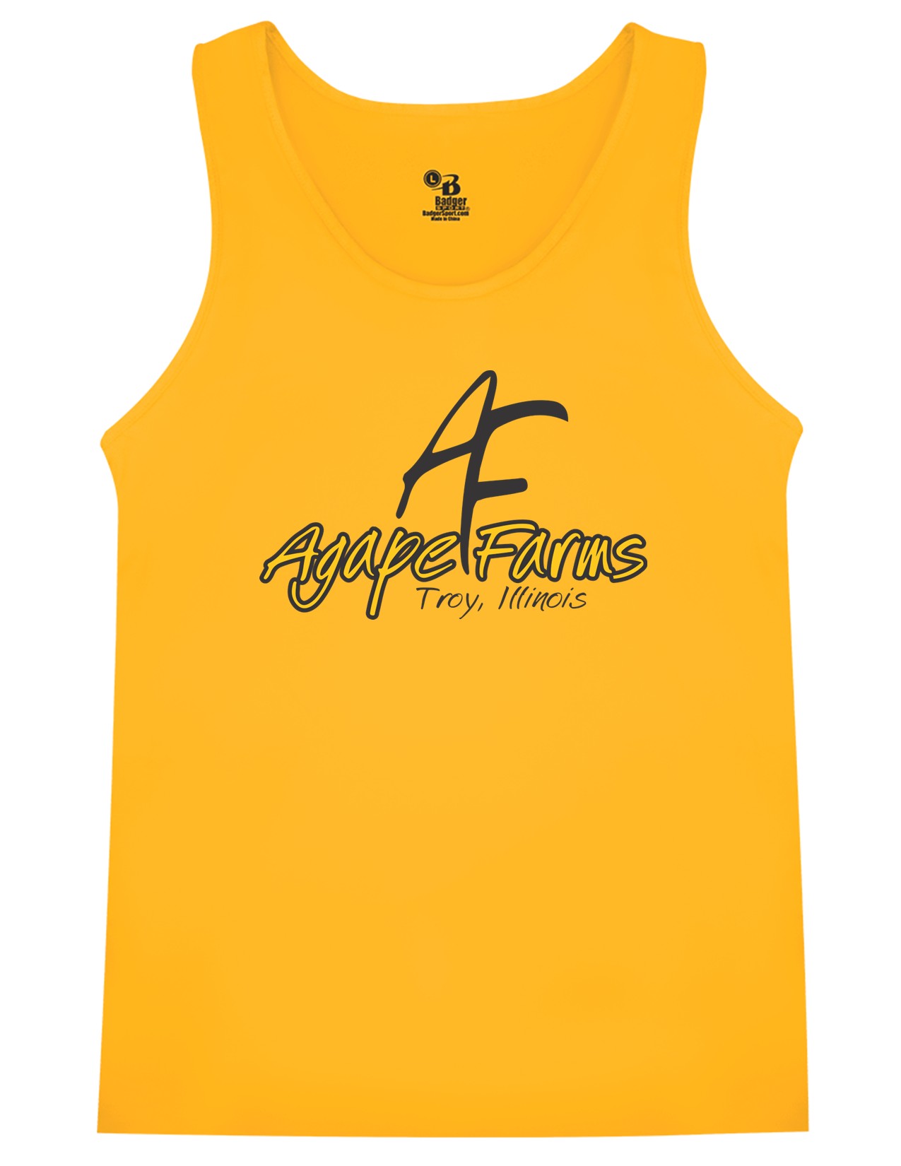 34 Badger 8962 Ladies B-Core Tank with Front Print