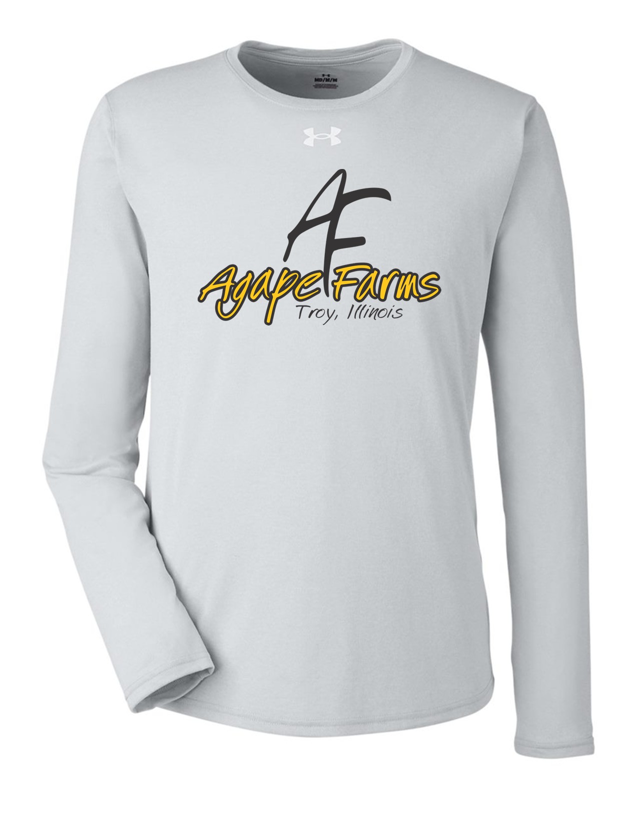 61 Under Armour 1376852 Ladies Team Tech Long Sleeve with Front Print