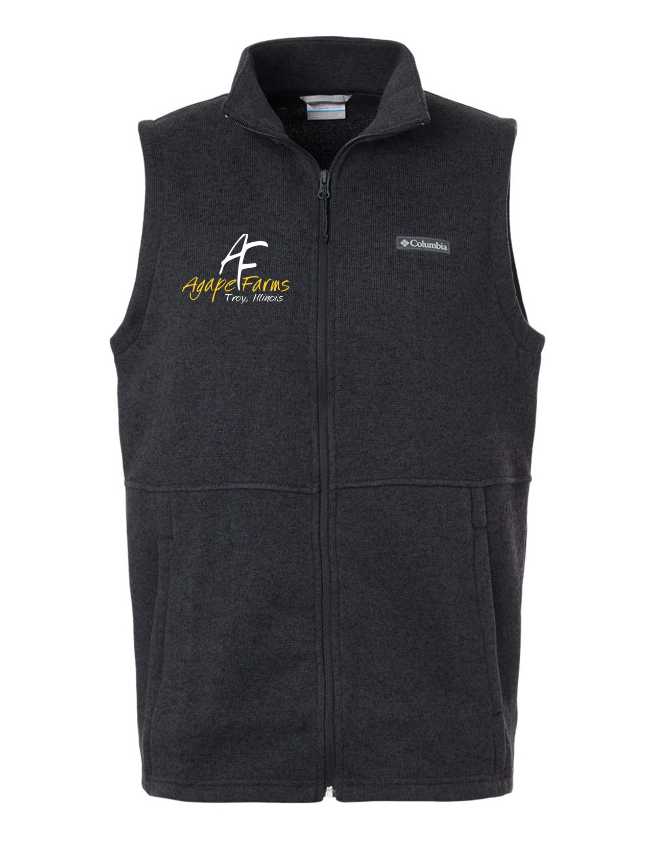 94 Columbia 209575 Adult Alto Pass Fleece Vest wtih Left Chest Embroidery