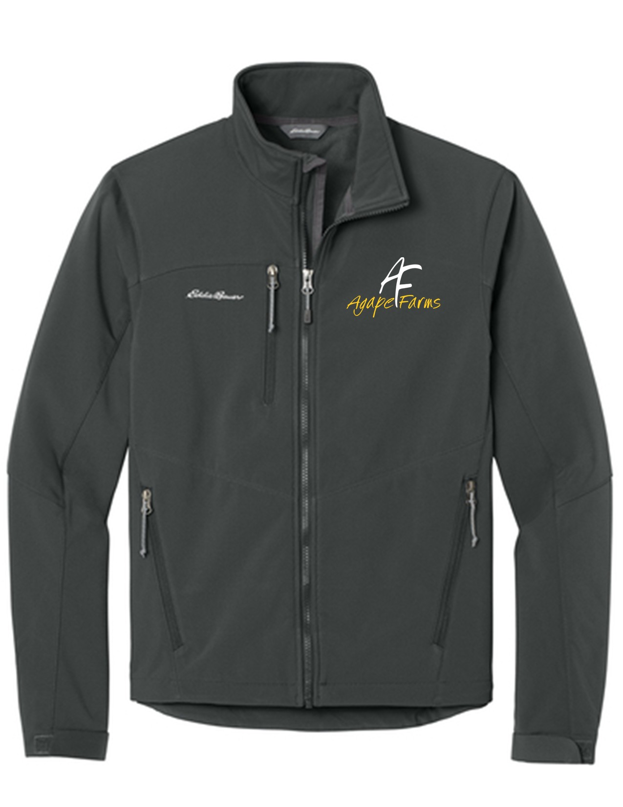96 Eddie Bauer EB530 Men's Soft Shell Jacket with Left Chest Embroidery