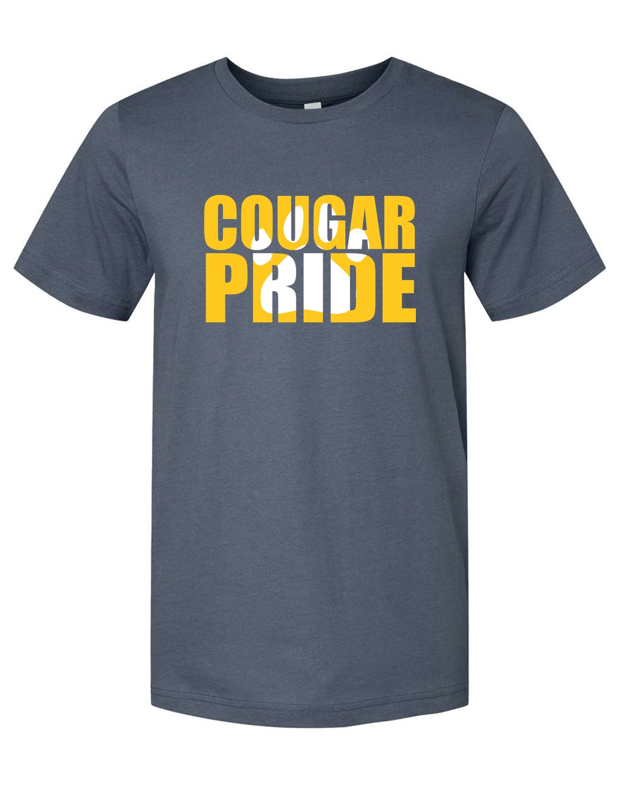 12 3001C Bella + Canvas Adult 100% Ring Spun Cotton Jersey Short Sleeve Shirt with Front Print