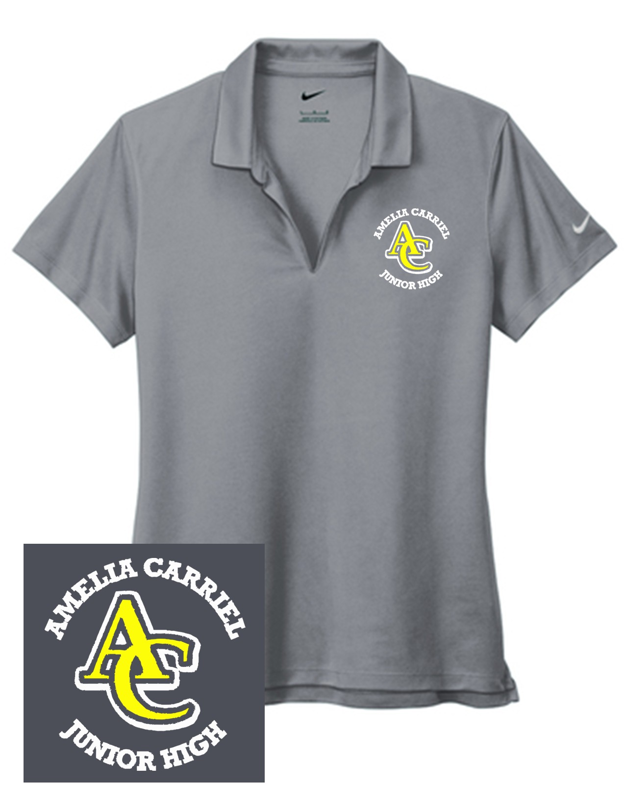 89 Nike NKDC1991 Ladies Pique Polo with Left Chest Embroidery