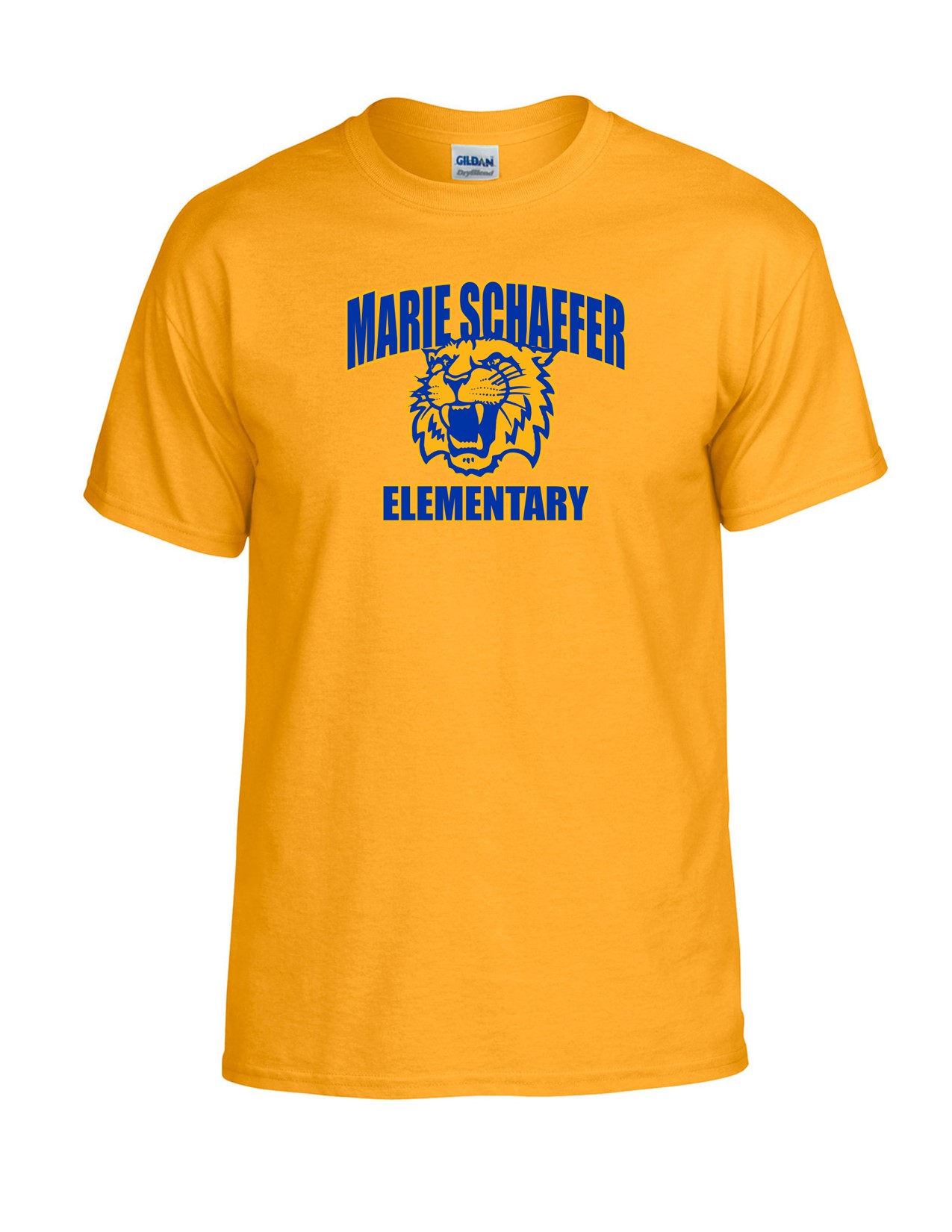 01d Gildan G800 ADULT Dry Blend 50/50 Short Sleeve Shirt with Front Print