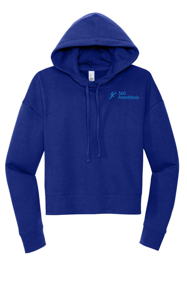 17 DT6101 District Women s V.I.T. Fleece Hoodie with Embrodiery