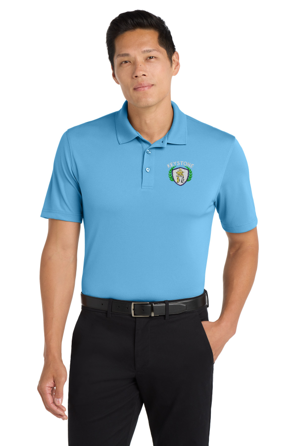 Keystone Embroidered Dry Zone UV Micro-Mesh Polo