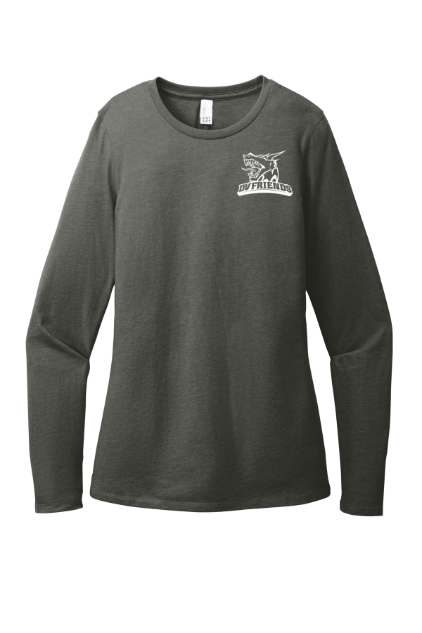 District Women's Perfect Blend CVC Long Sleeve Tee