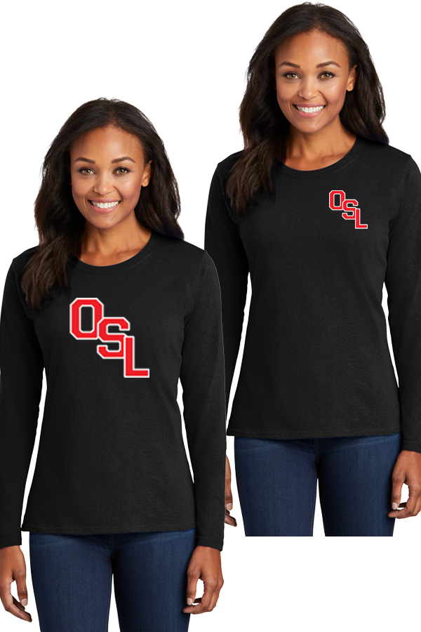 Port & Company Women s Long Sleeve Core Cotton Tee