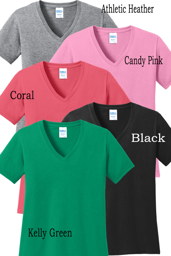 Women s Core Cotton V-Neck Tee-LPC54V