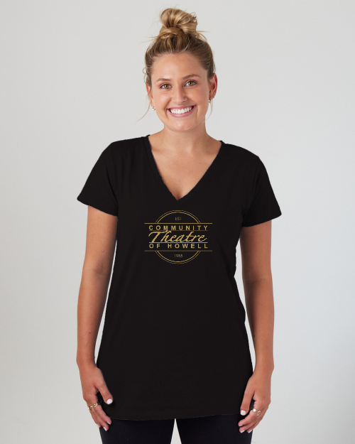 Ladies V-Neck Tee - EZ023