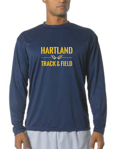 Youth Long Sleeve Polyester Shirt-A4286