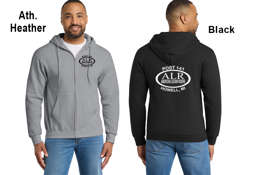 Full-Zip Hooded Sweatshirt- PC90zh