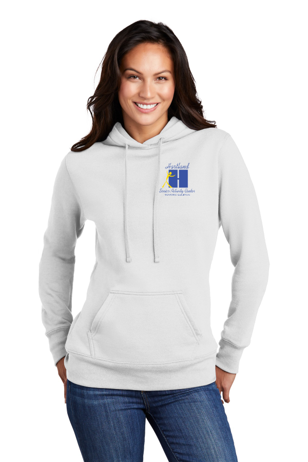 Ladies Core Fleece Pullover Hooded Sweatshirt - Embroidered Logo -  LPC78H