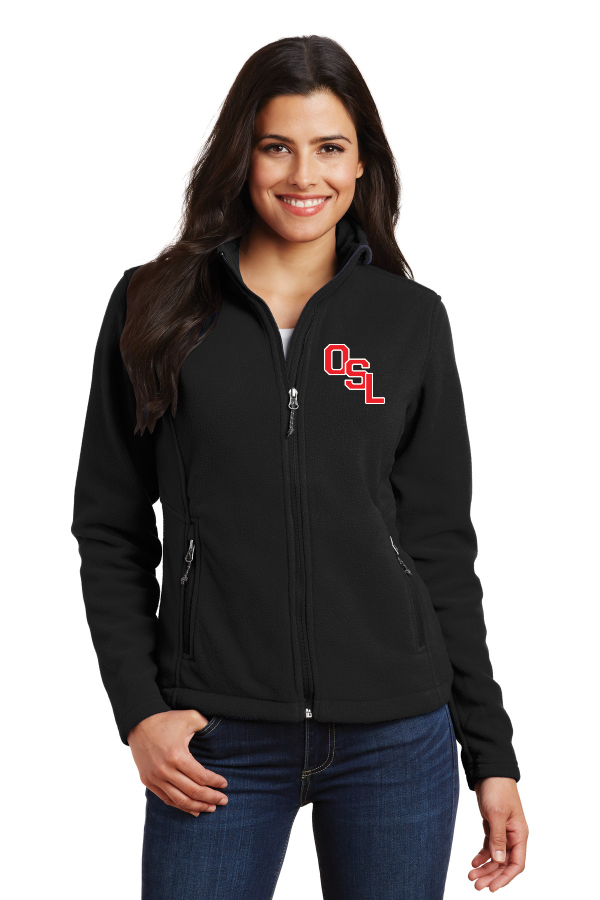 Ladies Value Fleece Jacket-Embroidered Logo-L217