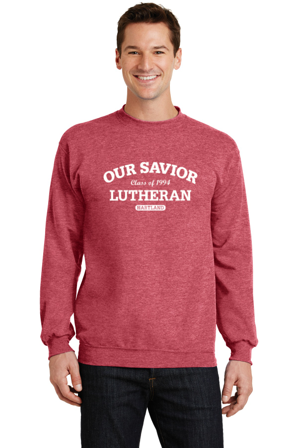 Alumni Vintage Collegiate Crewneck Sweatshirt-PC78