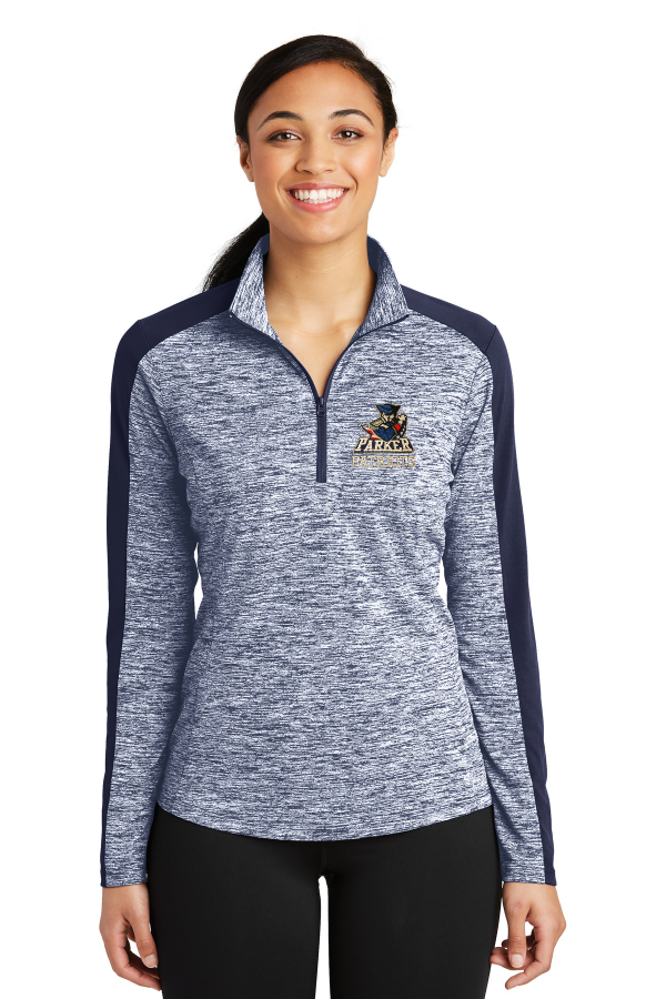 Ladies 1/4-Zip Pullover - Embroidered Logo Only