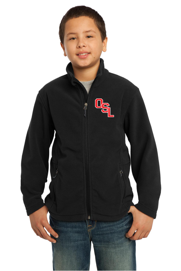 Youth Value Fleece Jacket-Embroidered Logo-Y217
