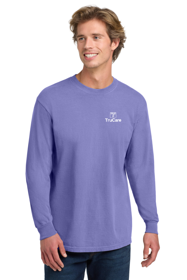 COMFORT COLORS  Heavyweight Ring Spun Long Sleeve Tee.