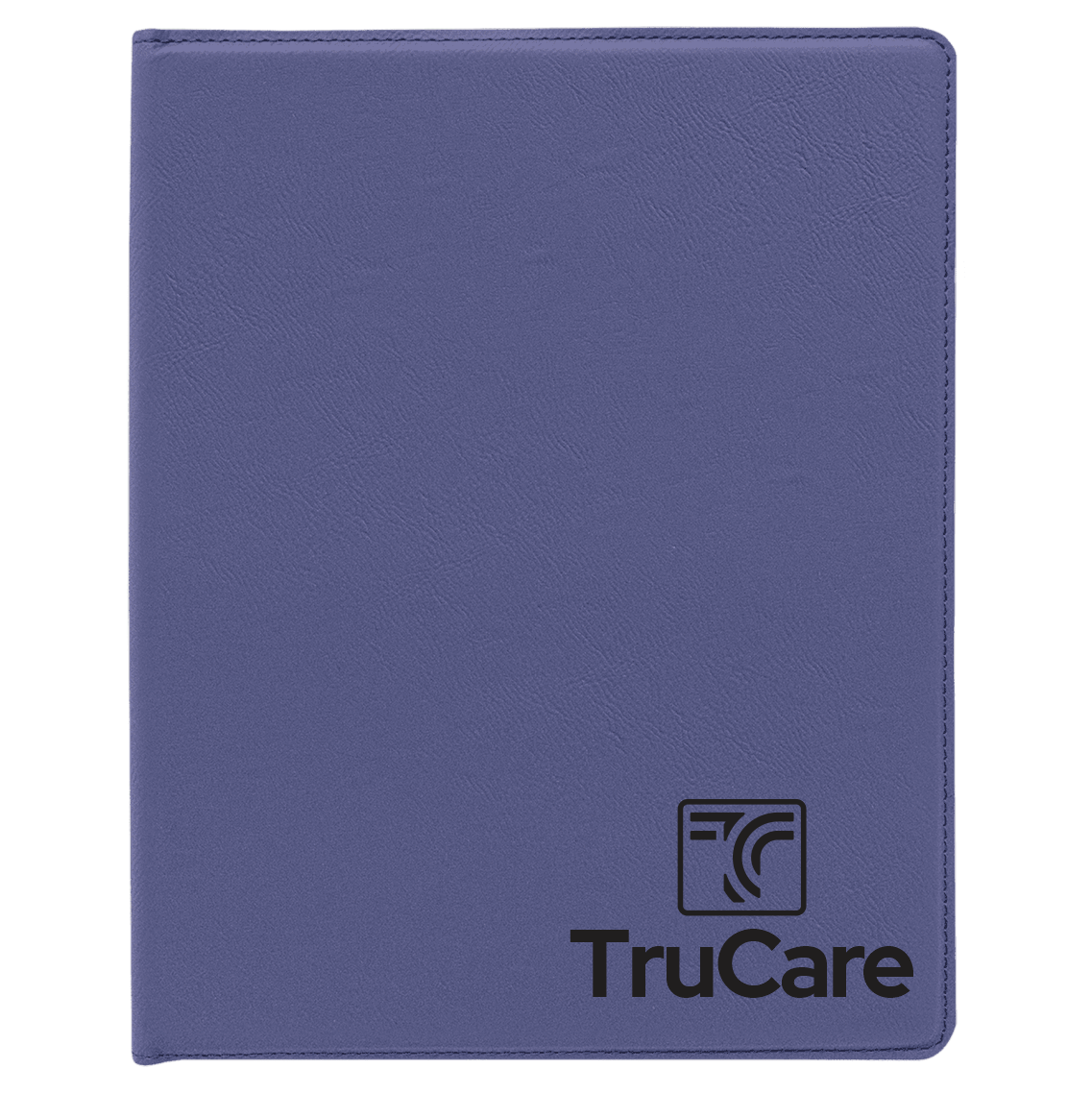 Purple Portfolio with Zipper & Notepad