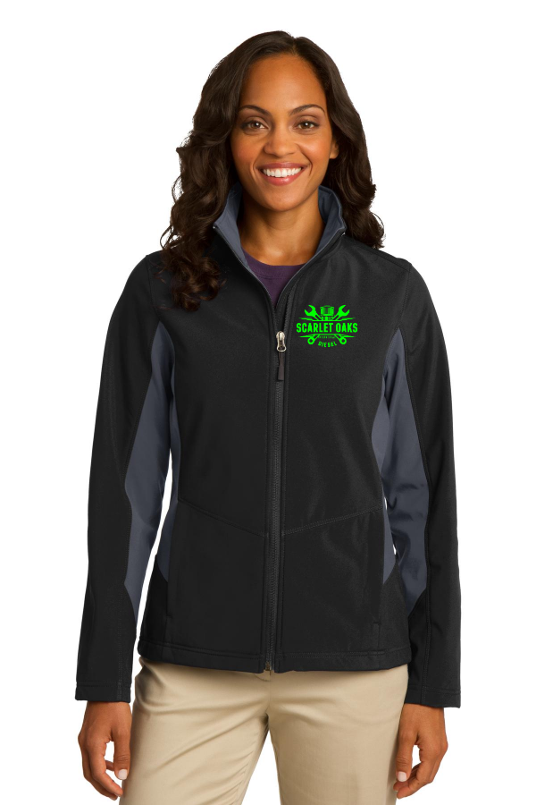 Women's Colorblock Soft Shell Jacket