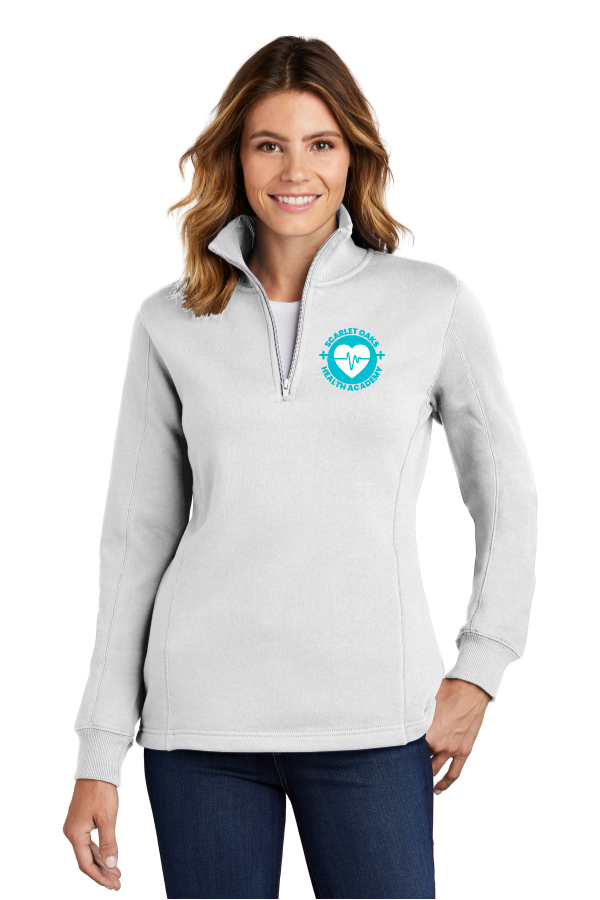 Ladies 1/4-Zip Sweatshirt