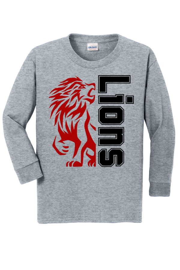 Youth Heavy Cotton 100% Cotton Long Sleeve T-Shirt