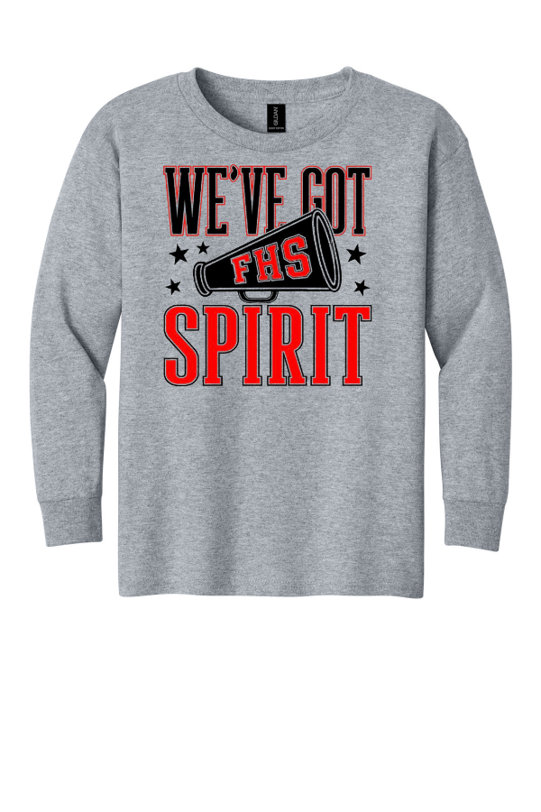 Youth Heavy Cotton 100% Cotton Long Sleeve T-Shirt