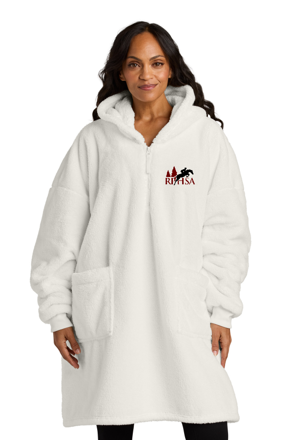Plush Poncho (Embroidered)