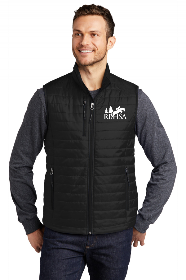 Adult Packable Puffy Vest (Heat Pressed)