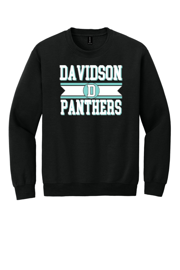 DAVIDSON PENNANT CREWNECK