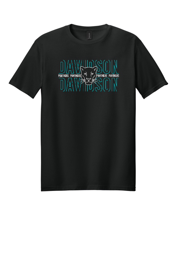 DAVIDSON PANTHER GLOW TEE
