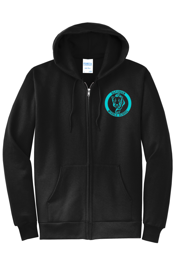 DAVIDSON CIRCLE FULL ZIP HOODIE