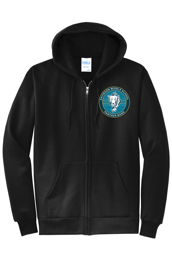 DAVIDSON BAND FULL ZIP HOODIE