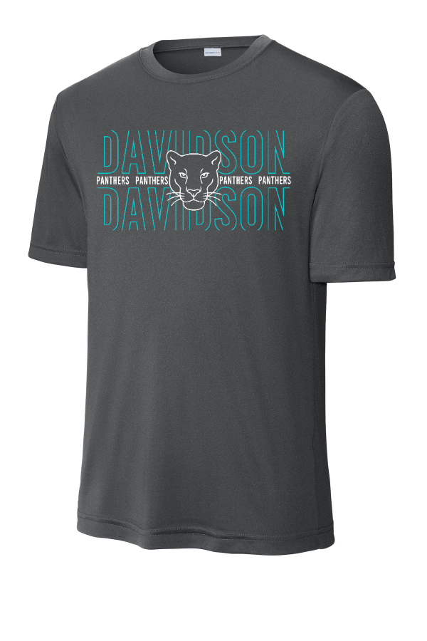 DAVIDSON GLOW DRY FIT TEE