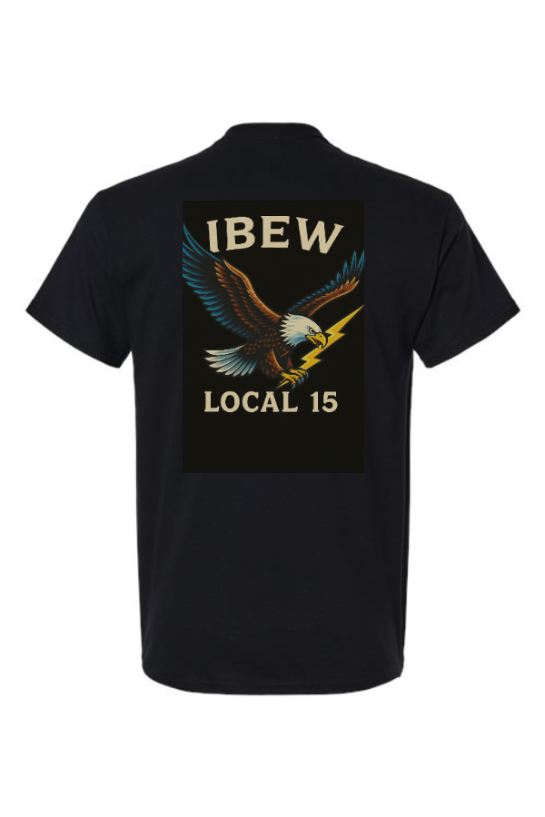IBEW UNION PRIDE USA MADE UNION PRINTED T-SHIRT