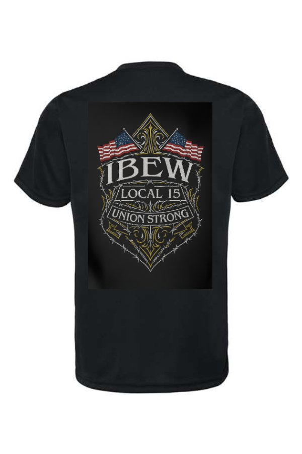 IBEW UNION PRIDE USA MADE UNION PRINTED T-SHIRT - FIST