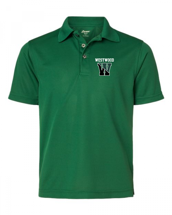 Youth Saratoga Performance Mini Mesh Polo