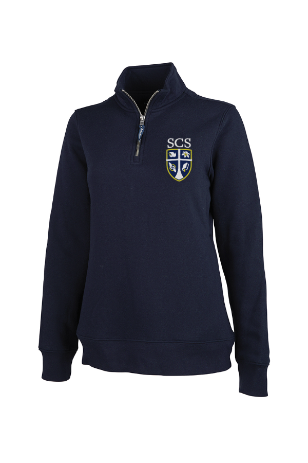 Womens Quarter Zip Sweatshirt