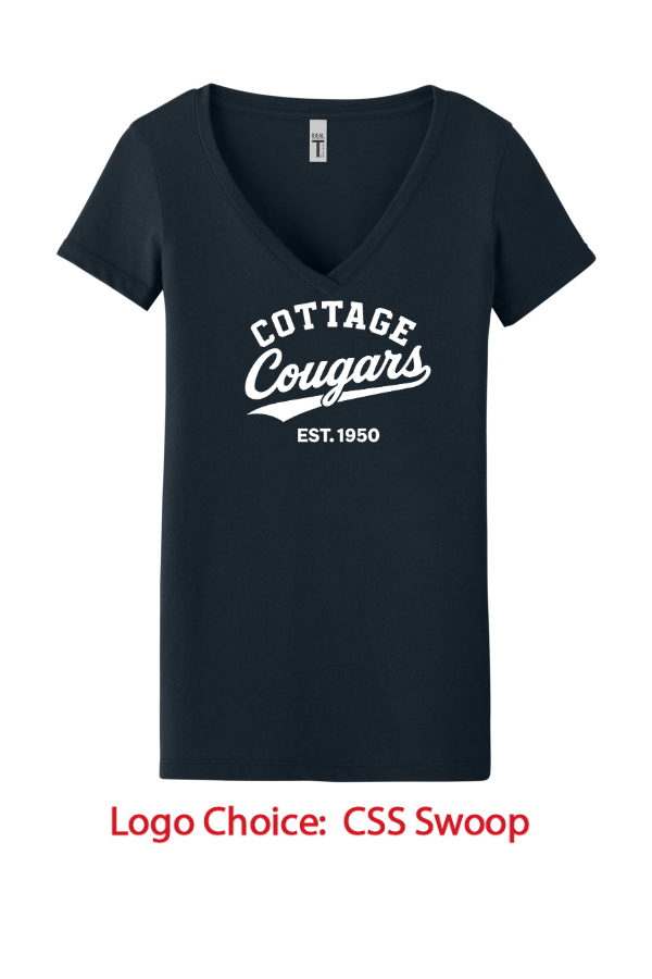 Next Level Apparel Women s Ideal V-Neck Tee NL1540