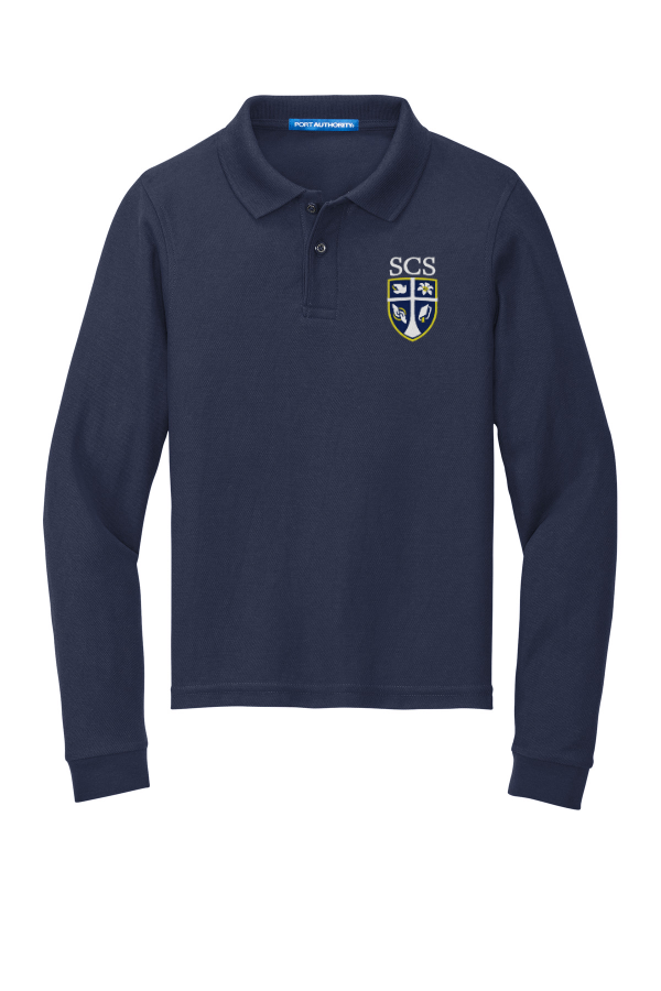 Youth Uniform Long Sleeve Polo