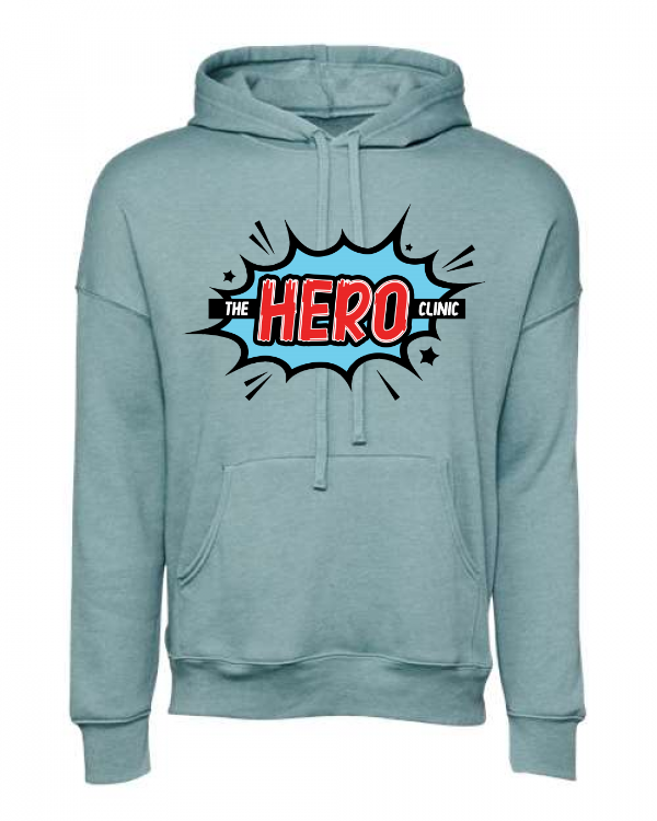 Bella + Canvas Unisex Sponge Fleece Drop Shoulder Hoodie Sweatshirt