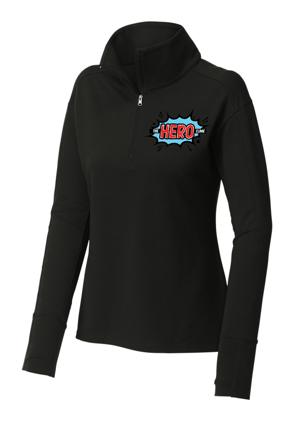Sport Tek Womens Sport-Wick Flex Fleece 1/4-Zip