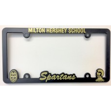 MHS Spartan License Plate Frame