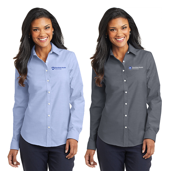 Ladies SuperPro Oxford Long Sleeve Shirt